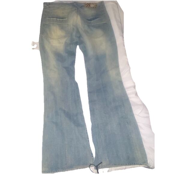 Roberto‎ Cavalli by Just Cavalli Jeans Mens Size 38 x 34 Faded Grunge Pocketed - Picture 2 of 16